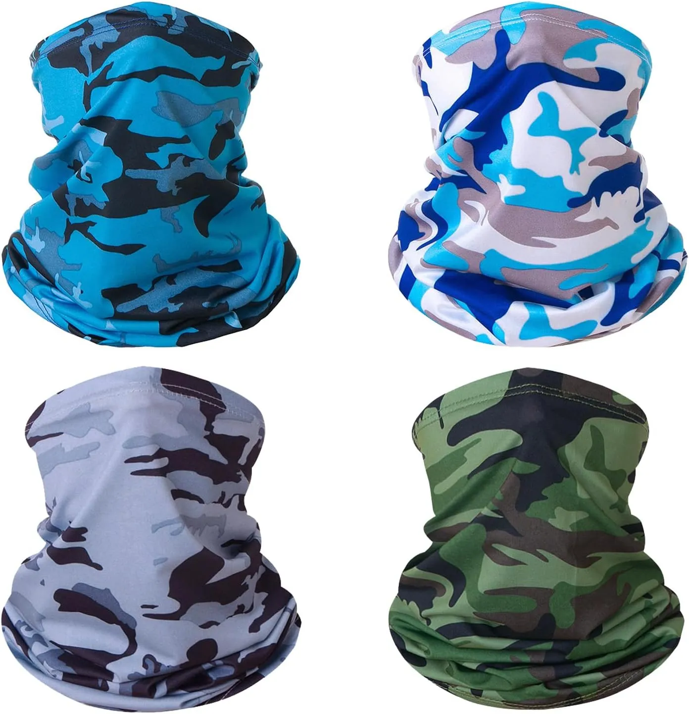 12 Cooling Neck Gaiters Multipurpose Bandanas for Women Men