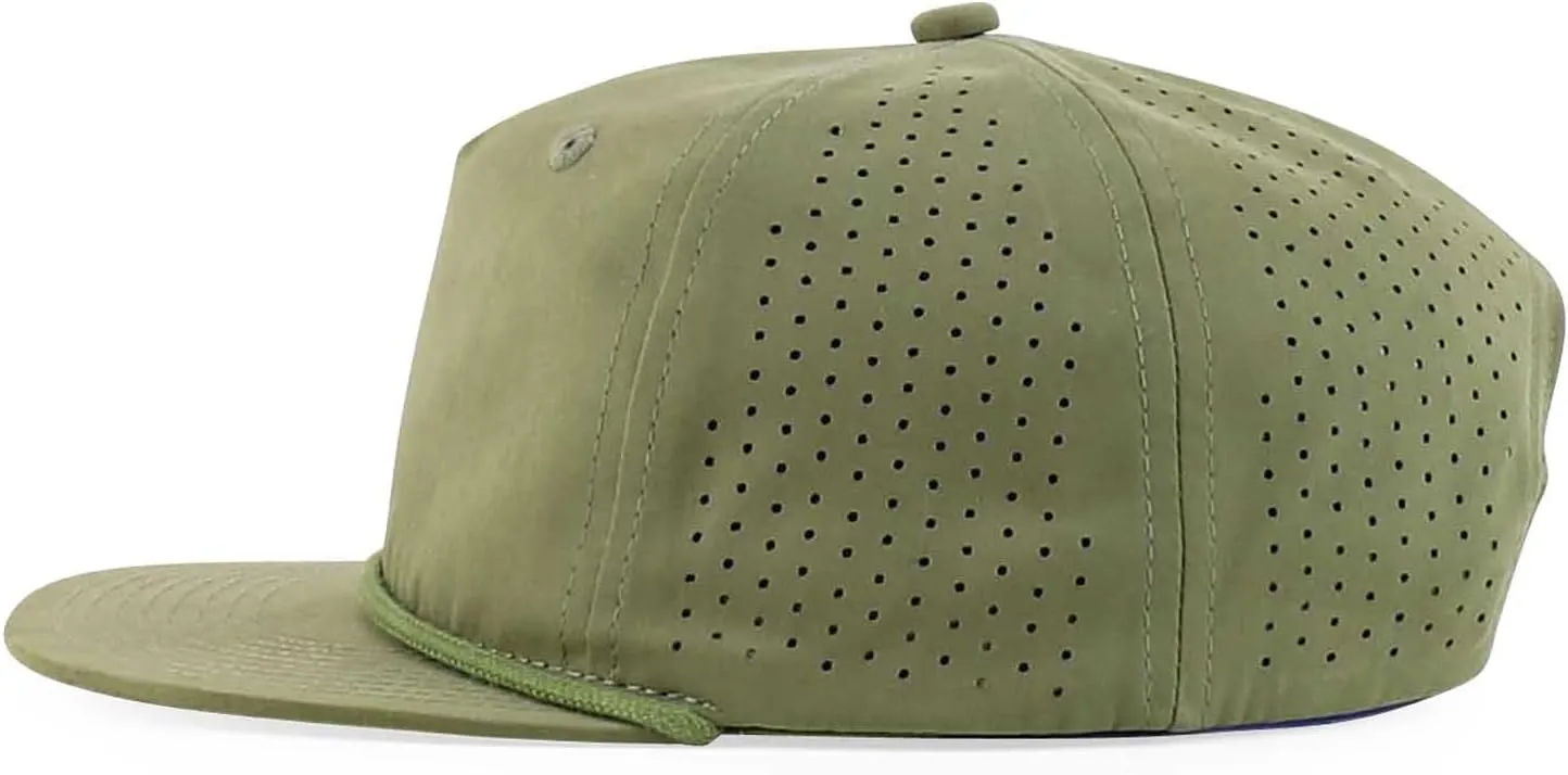 5 Panel Water Resistant and UPF 50  Golfer's Choice Snapback Cap
