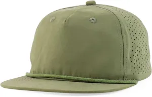 5 Panel Water Resistant and UPF 50  Golfer's Choice Snapback Cap