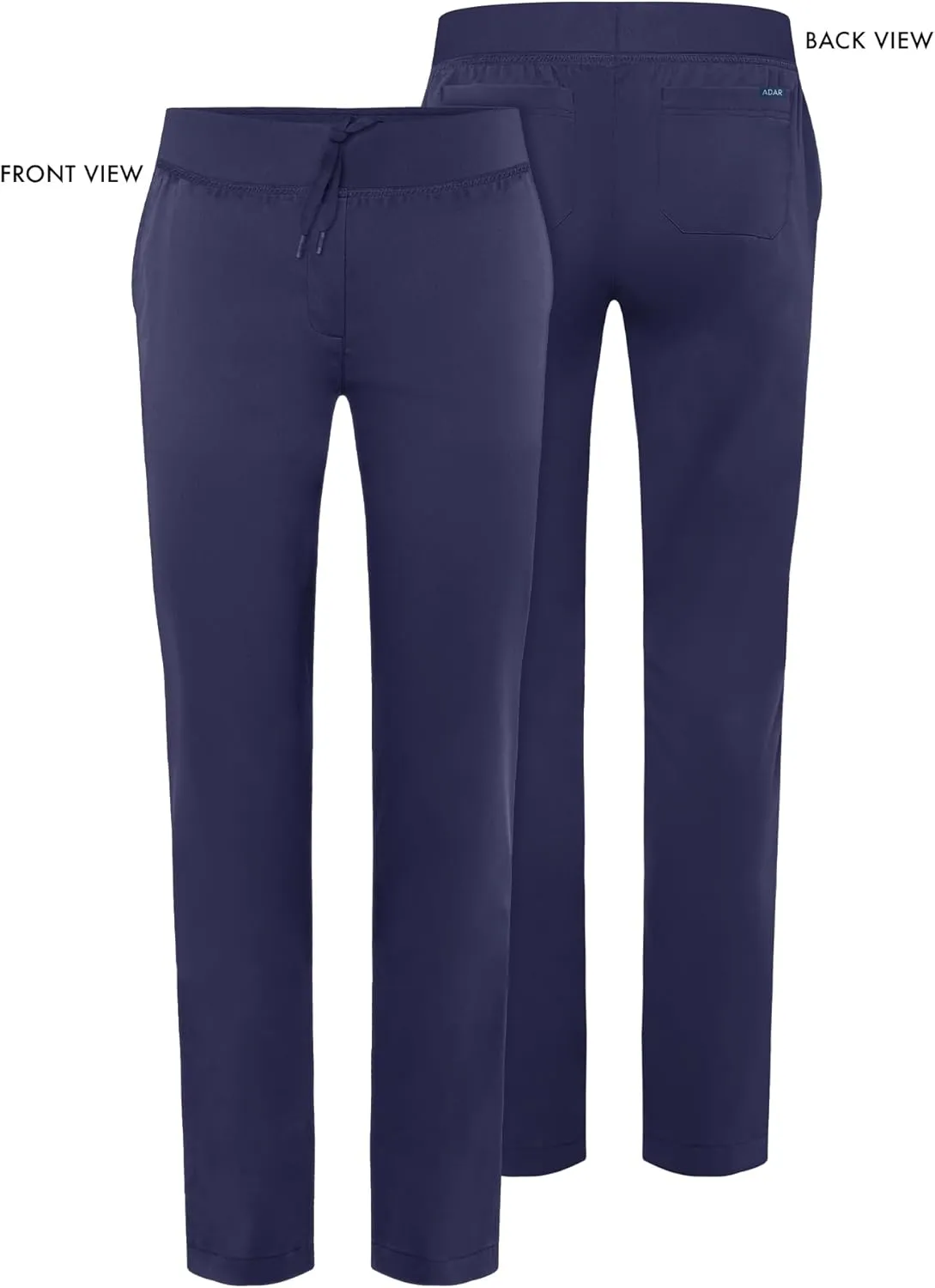 Adar Pro Scrubs for Women - Skinny Leg Yoga Scrub Pants