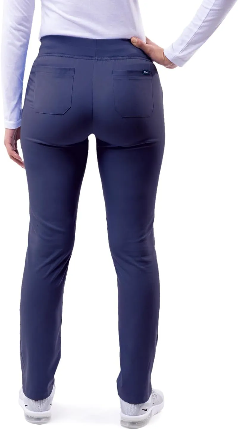 Adar Pro Scrubs for Women - Skinny Leg Yoga Scrub Pants