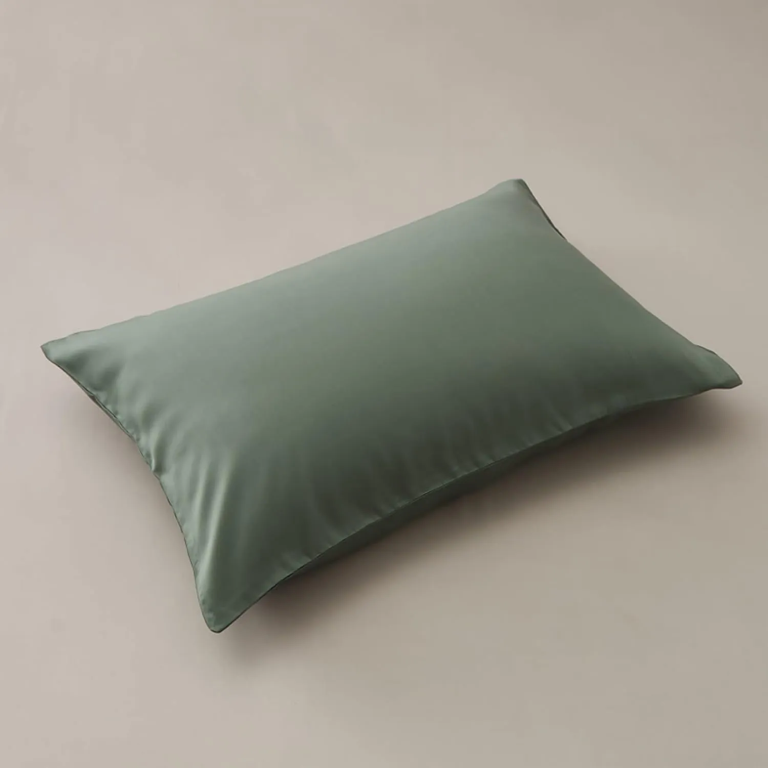 AETVRNI Luxury 3 Pieces Silky Sheet Set for Hot Sleepers, Silk Feel Polyester Sheet Set (1 Flat Sheet 2 Pillowcases), Super Soft Solid Color Bedding for Spring Summer Fall Winter,B,Twin/Twin XL