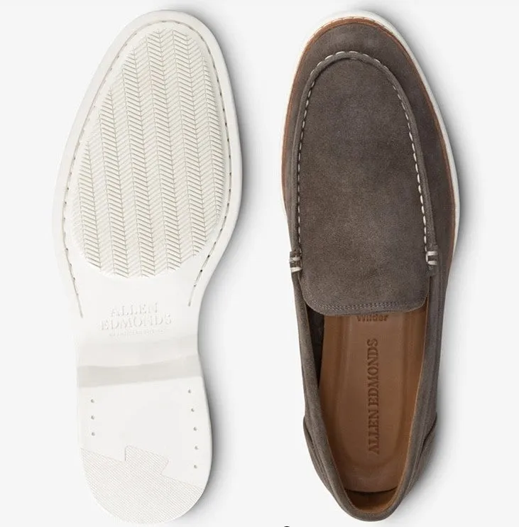 Allen Edmonds Wilder Suede Venetian Slip-on Loafer on clearance