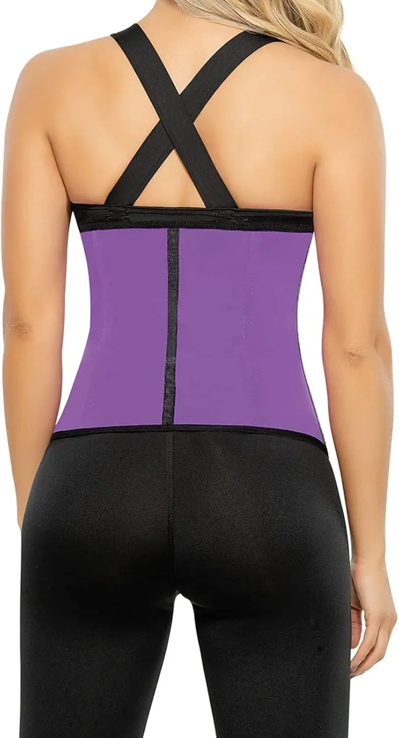 Ann Chery Women's Classic 3 Hooks Latex Waist Cincher Shapewear