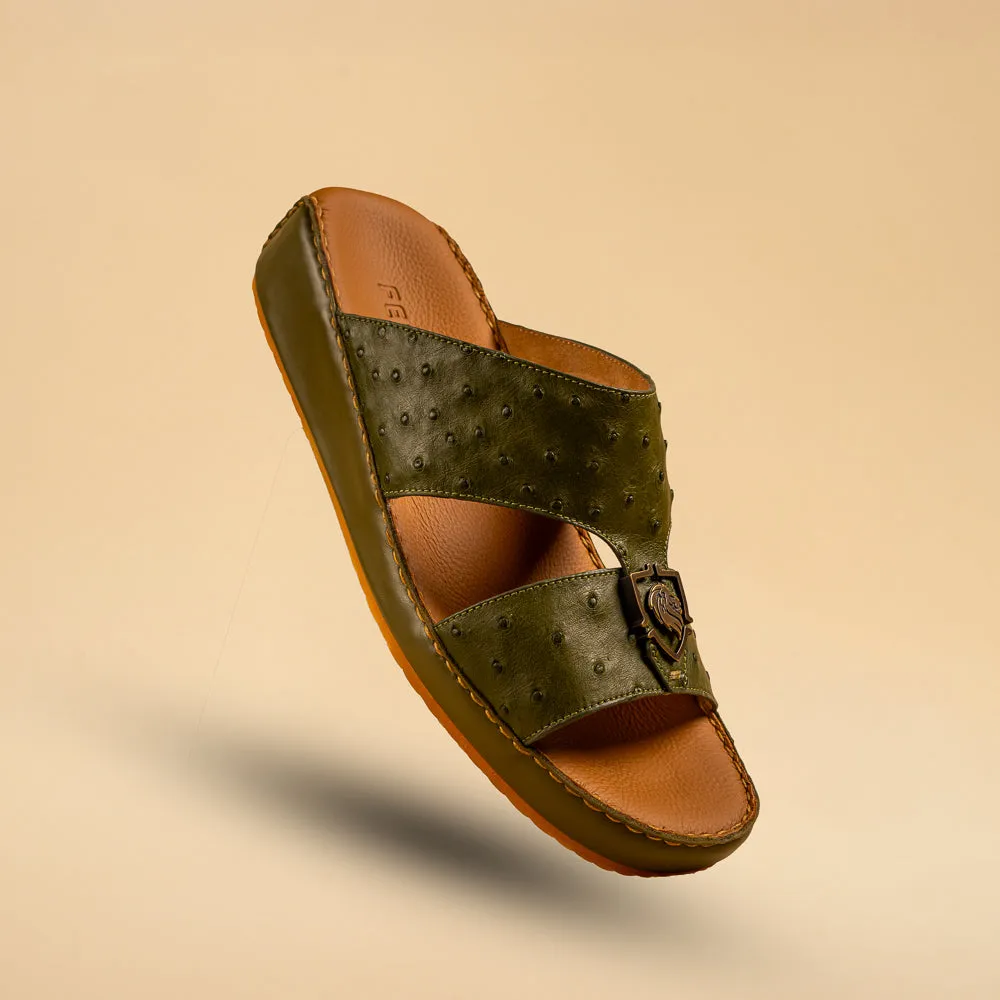Arabic Sandal – Ostrich Leather 3516