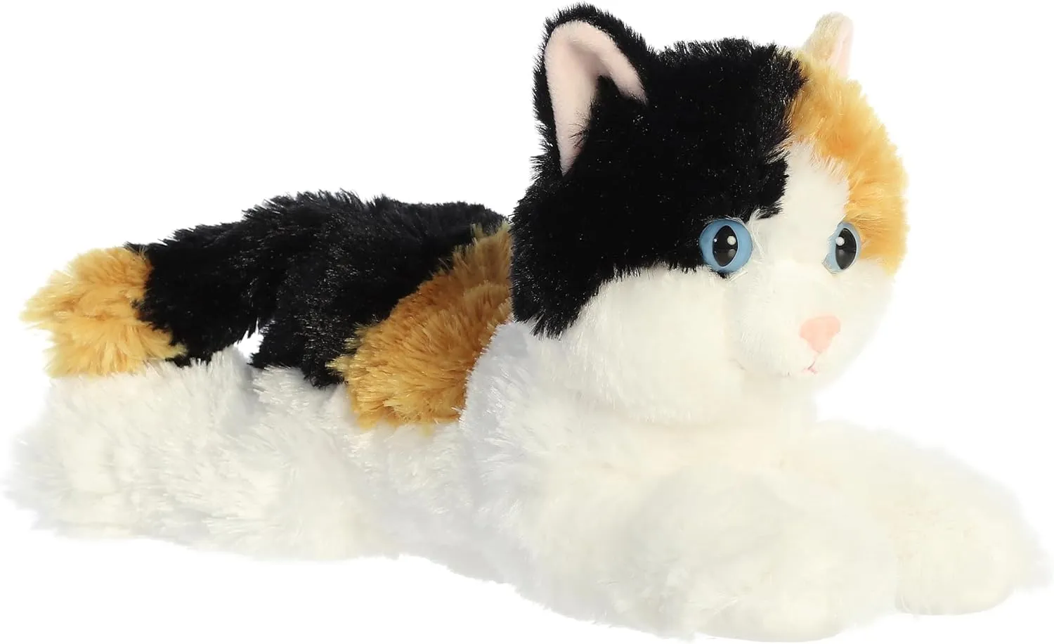Aurora® Adorable Flopsie™ Esmeralda™ Stuffed Animal - Playful Ease - Timeless Companions - White 12 Inches