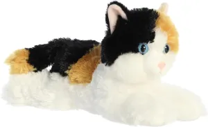 Aurora® Adorable Flopsie™ Esmeralda™ Stuffed Animal - Playful Ease - Timeless Companions - White 12 Inches