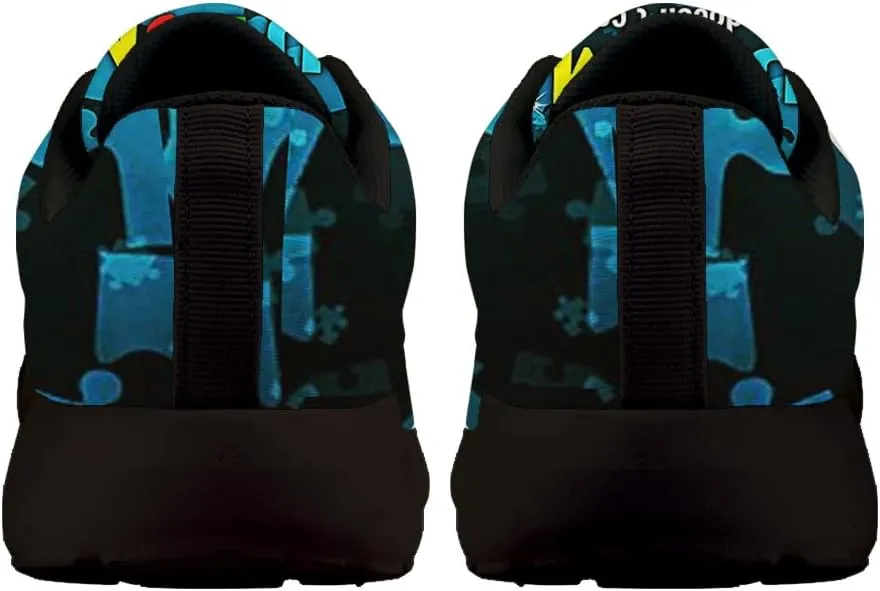 Autism Mom Never Gives Up Shoes for Women Men Trail Running Casual Fashion Sneakers Slip-on Tennis Shoes