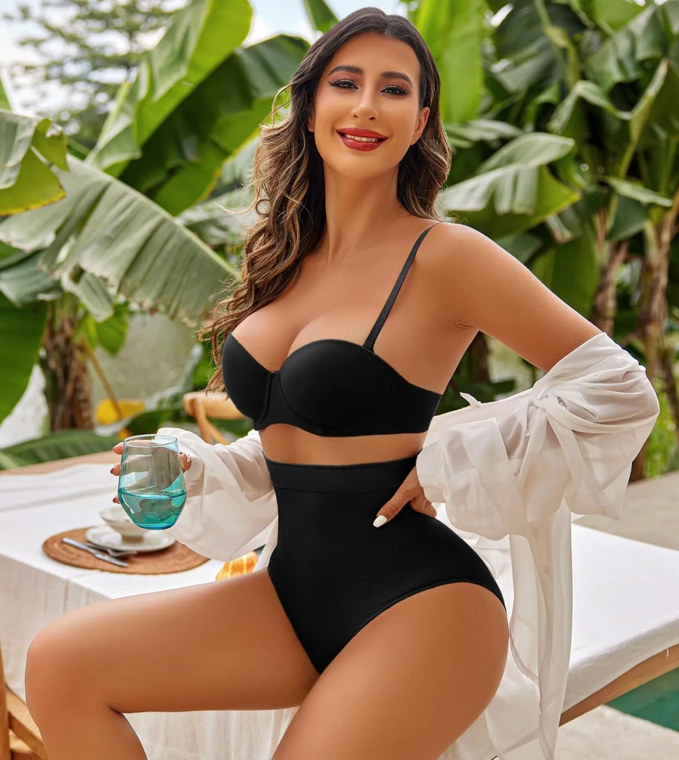 Avidlove Tummy Control Shapewear Women's High Waist Shaping Panties Girdle Slimming Thong Underwear S-3XL