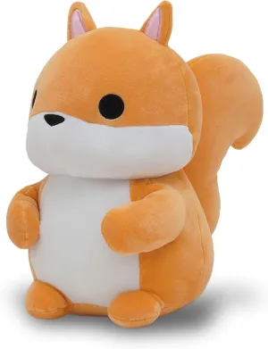 Avocatt Brown Squirrel Plush Toy - 10 Inches Plushie Stuffed Animal - Hug and Cuddle with Squishy Soft Fabric and Stuffing for Boys and Girls