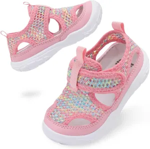 BARERUN Kids Water Shoes Boys Girls Barefoot Aqua Socks for Swim Surf Pool Beach Sport Lightweight Breathable Sandal Athletic Slip-On Sneaker for Toddler Outdoor Indoor