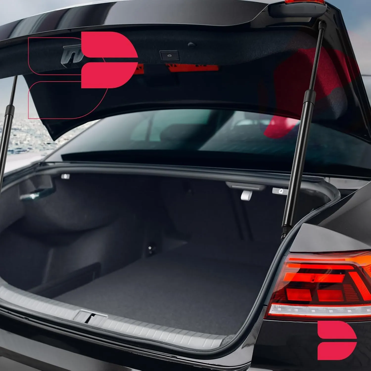 BDFHYK 2 Pcs Rear Hatch Liftgate Lift Supports Trunk Struts Gas Struts Spring Shocks Compatible with Subaru Outback Legacy 2010-2014 Gas Springs 63269AJ00A 63269AJ01A 63269AJ10B 63269AJ10D PM3074L-R