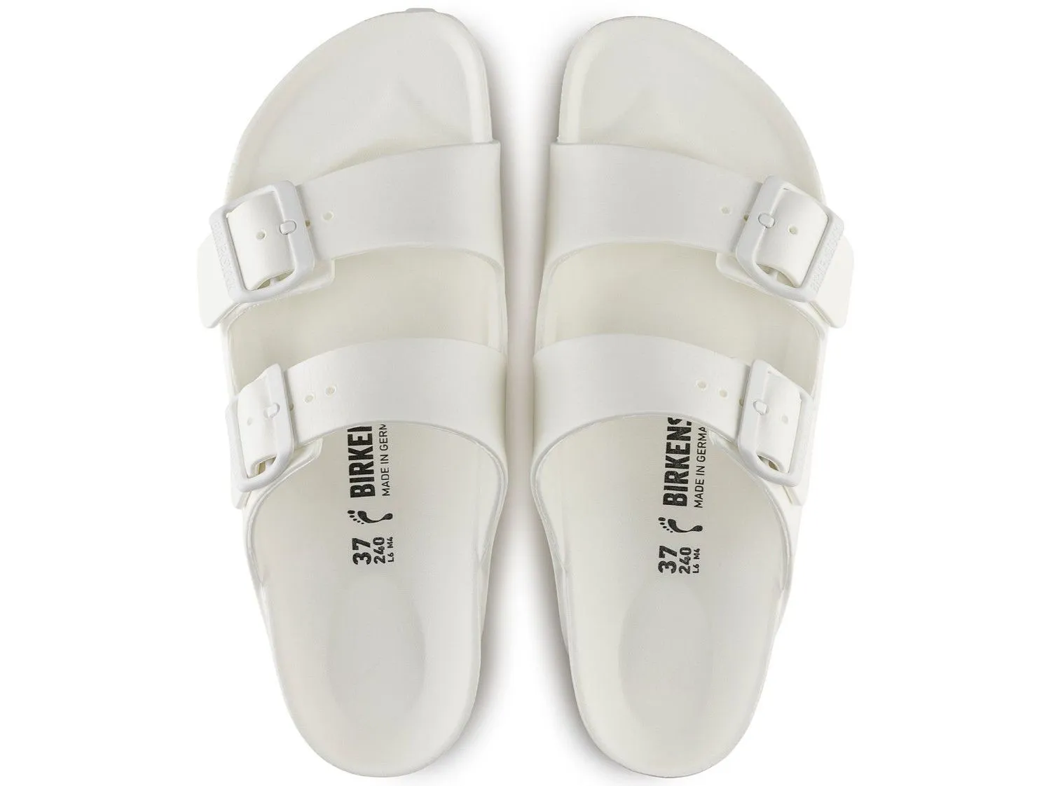Birkenstock Unisex Arizona Sandal - Eva White