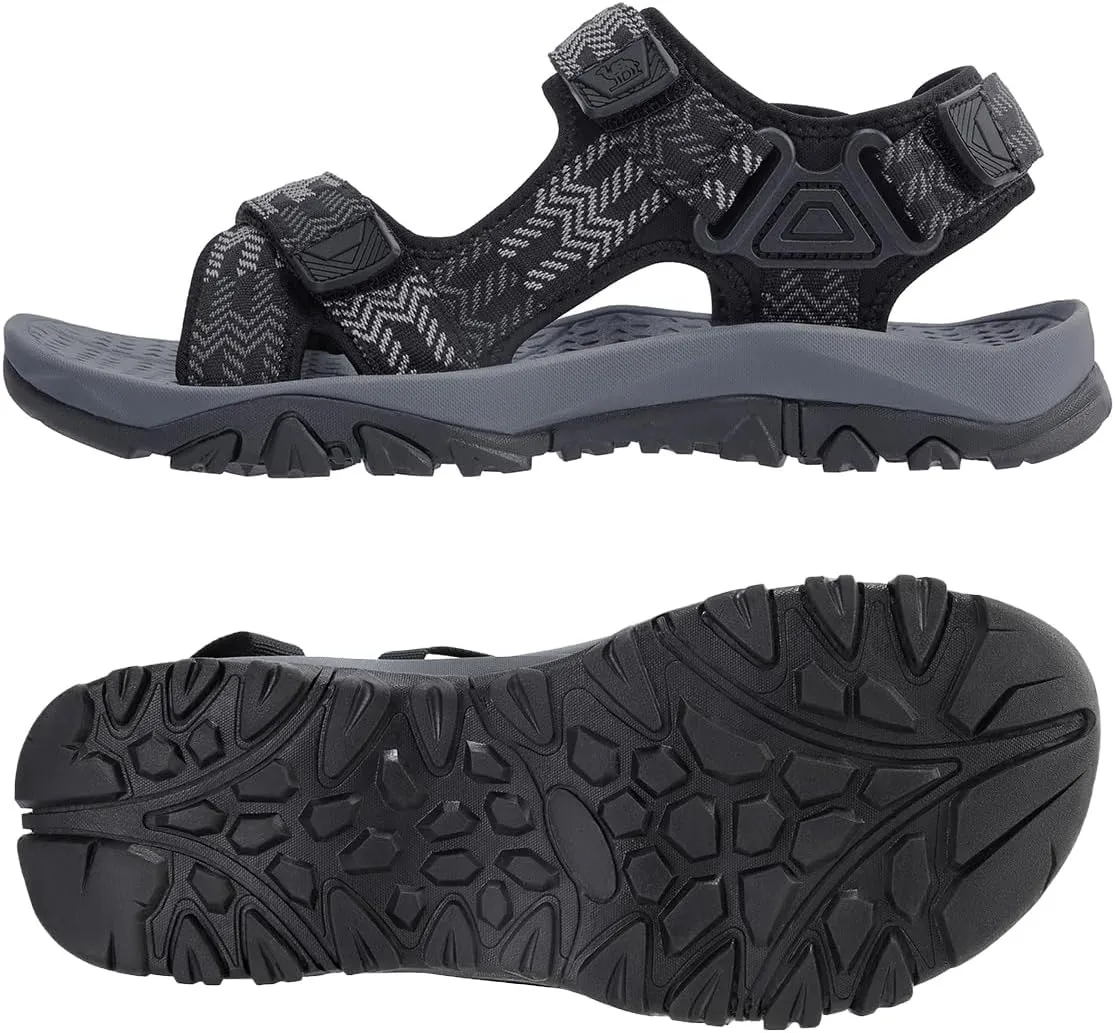 CAMEL CROWN Mens Hiking Sandals Waterproof Athletic Sandal Lightweight for Men Beach Walking with Adjustable Back Straps