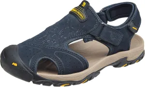CAMEL CROWN Mens Hiking Sandals Waterproof Leather Fisherman Sandal for Athletic Outdoor Beach Sport Summer-Closed Toe Size 7-12