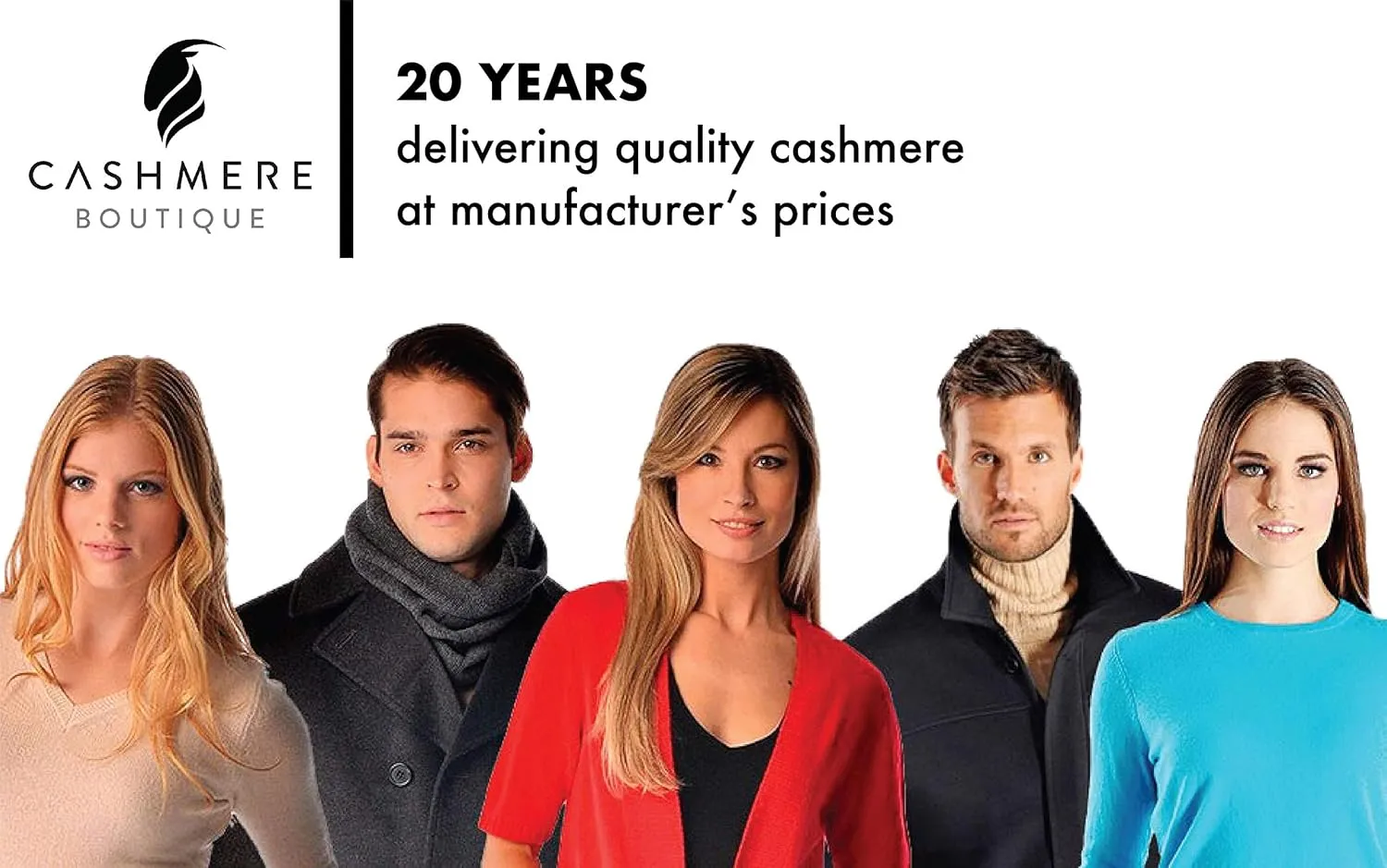 Cashmere Boutique 100% Pure Cashmere Half Zip Sweater for Men –Pullover, Long Sleeve, Soft and Warm Quarter Zip Sweater