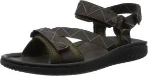 Clarks Men's Wesley Trail Sandal, Brown Combi, 13