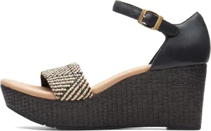 Clarks Women's Rose Ease Wedge Sandal