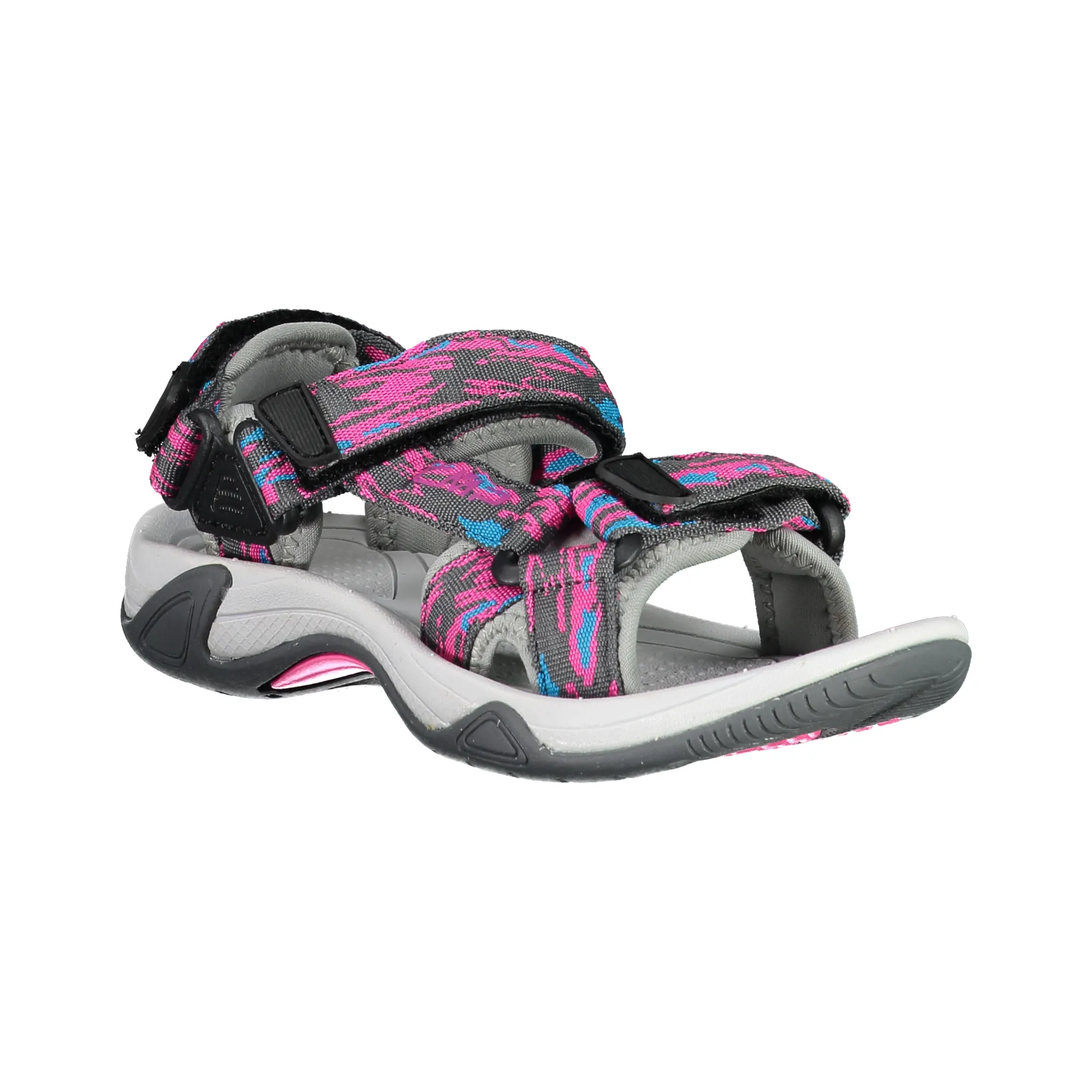 CMP Kids Hamal Vegan Friendly Hiking Sandals (Purple Fluo/Ghiaccio)(Sizes EU28-37)