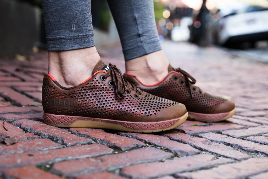 COFFEE LEATHER TRAINER (WOMEN'S)