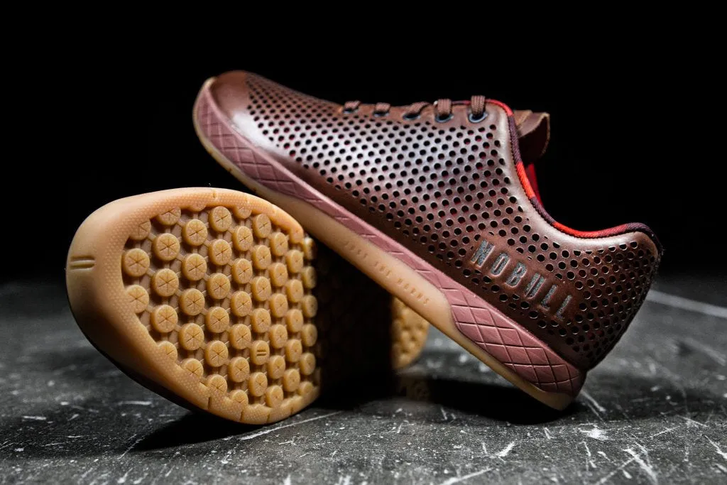 COFFEE LEATHER TRAINER (WOMEN'S)