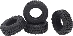 Compatible with Axial for SCX24 90081 for AXI00002 1/24 RC Crawler Car Upgrade Parts 48mm 1.0 Soft Rubber Wheel Tires Tyre 4PCS RC Wheel Tires(A-48mm)