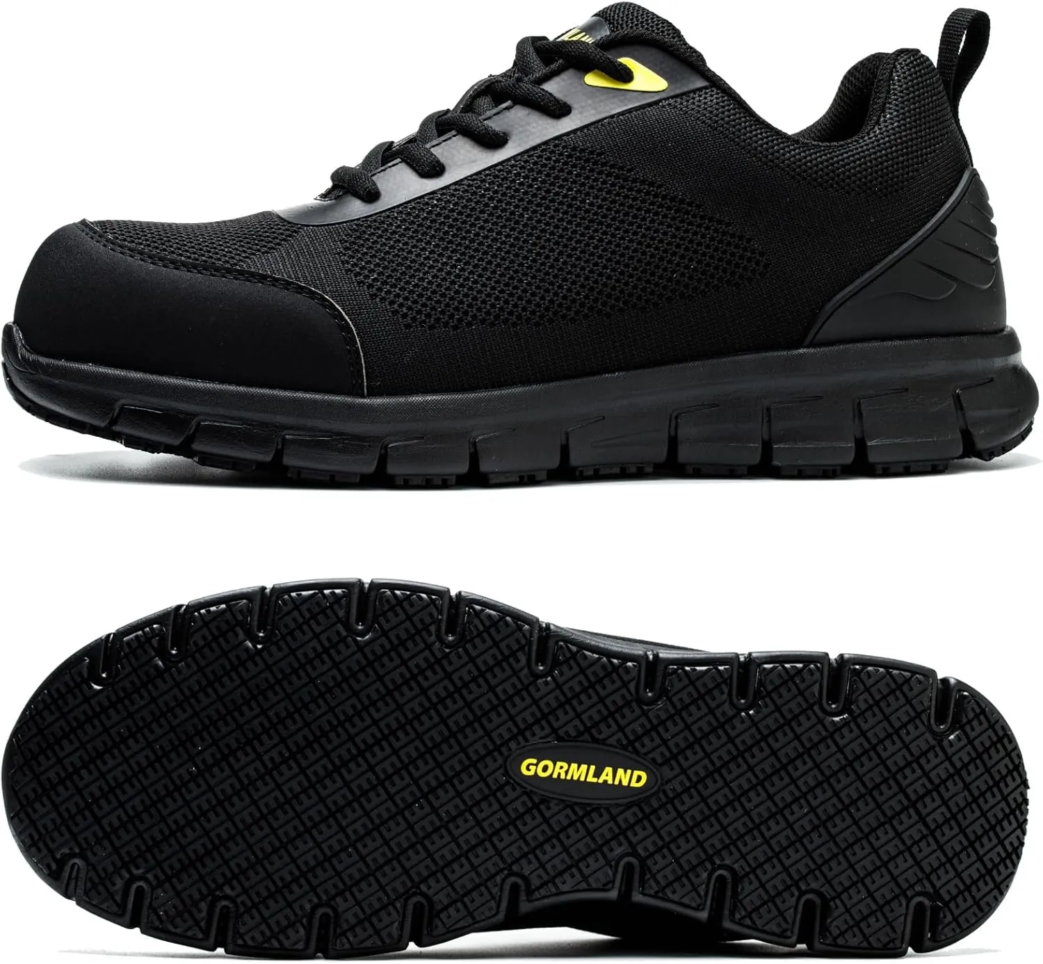 Composite Toe Shoes for Men Women ESD Non-Slip Work Shoes Steel Toe Sneakers Puncture Proof Safety Construction Indestructible Breathable Zapatos