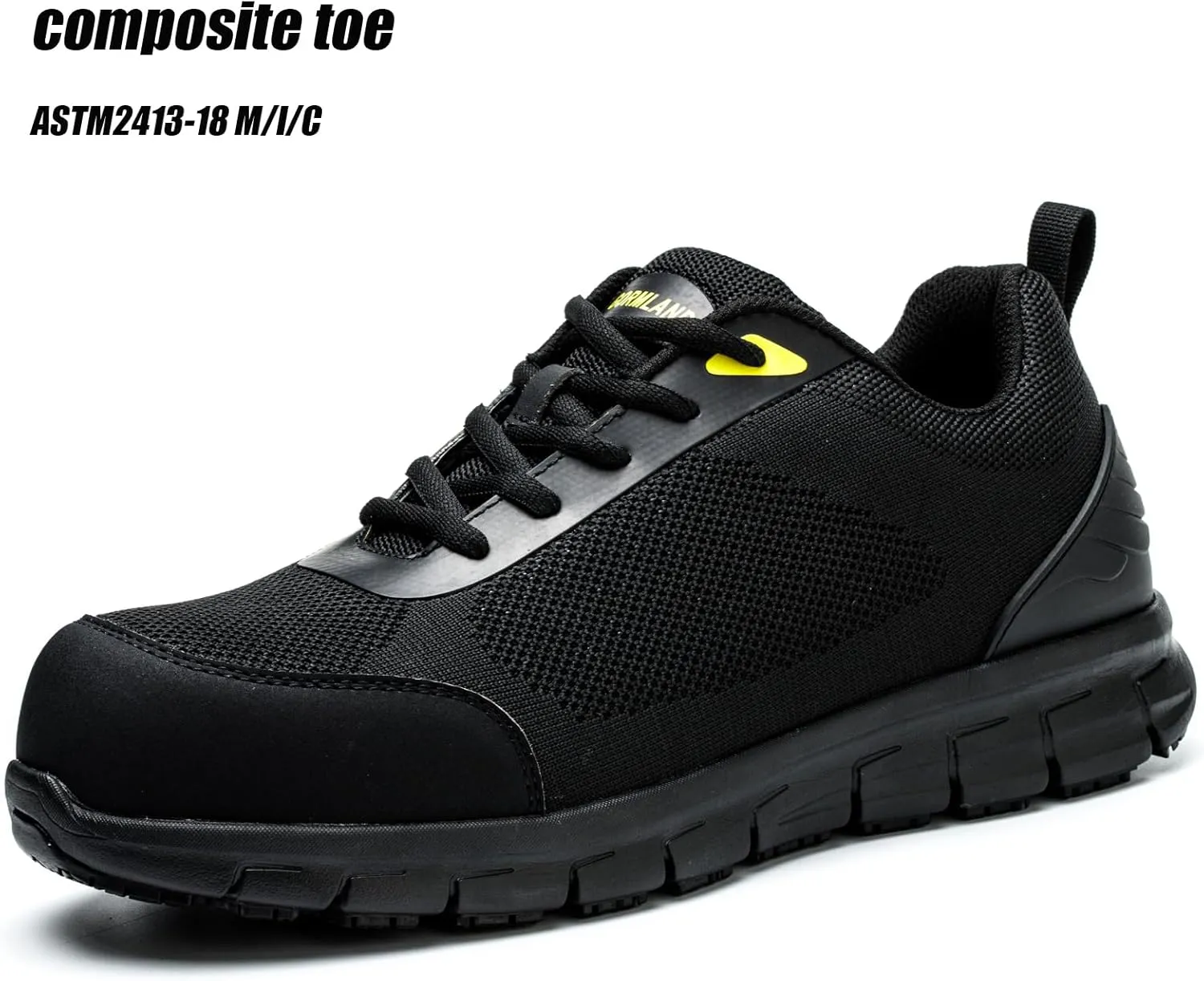 Composite Toe Shoes for Men Women ESD Non-Slip Work Shoes Steel Toe Sneakers Puncture Proof Safety Construction Indestructible Breathable Zapatos