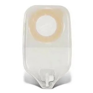 ConvaTec 405452 Esteem synergy Urostomy Standard Length, Transparent Pouch - Medium stoma (Green), Box of 10 pouches