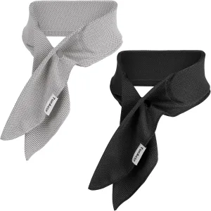Cooling neck wraps, neck coolers for hot weather, headbands, with long lasting gel and full wrap fabrics, 2 packs