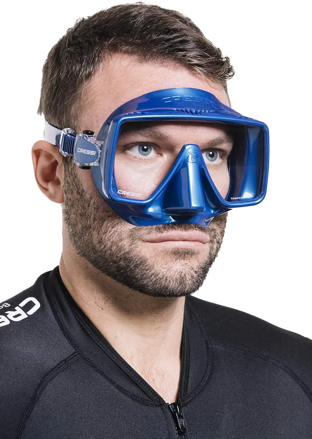 Cressi Frameless Adult Scuba Diving Mask: Wide Visibility, Silicone Skirt: SF1 : Quality Since 1946