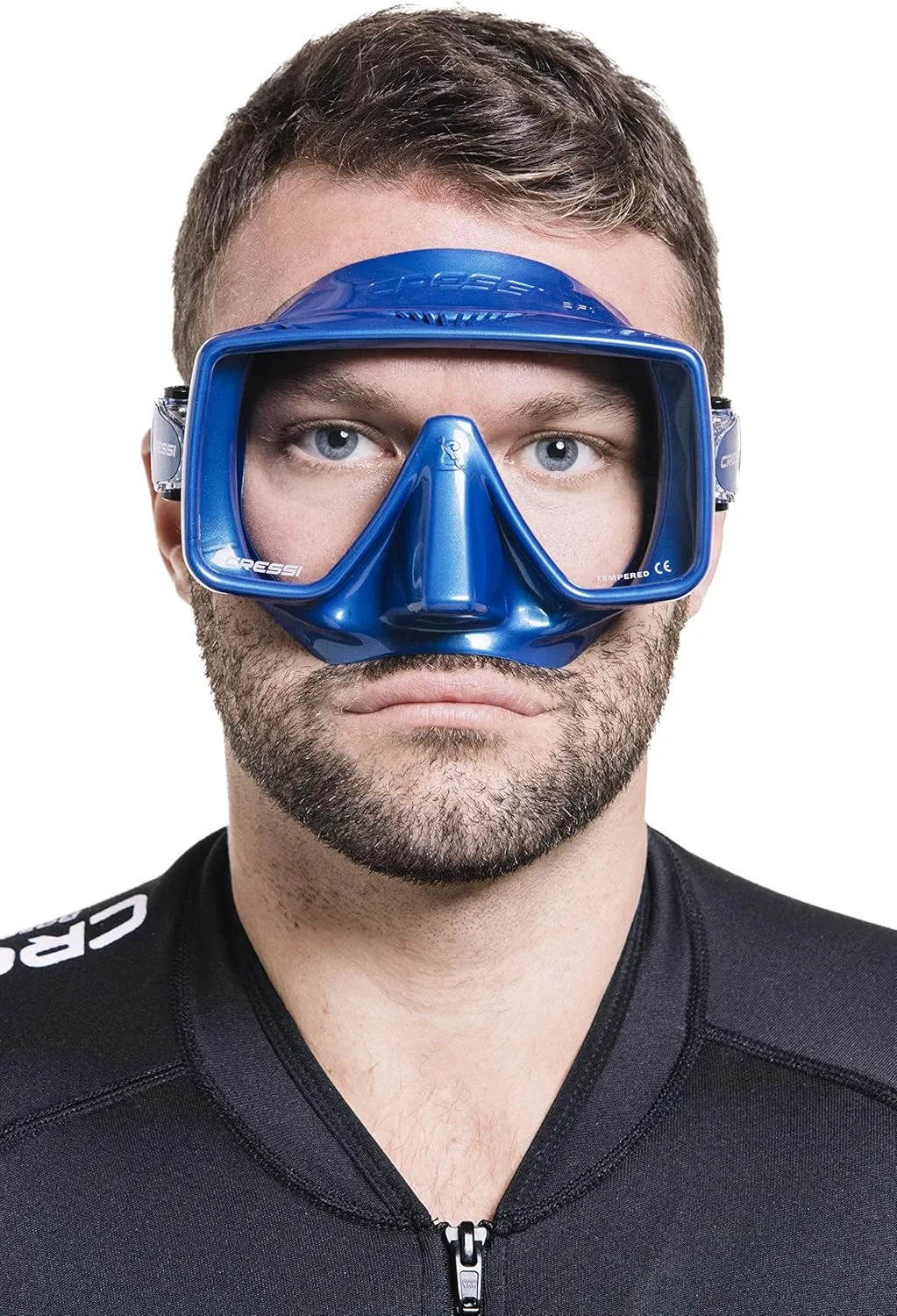 Cressi Frameless Adult Scuba Diving Mask: Wide Visibility, Silicone Skirt: SF1 : Quality Since 1946