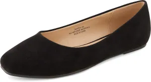 CUSHIONAIRE Women's Skipper Flat with  Memory Foam, Wide Widths Available