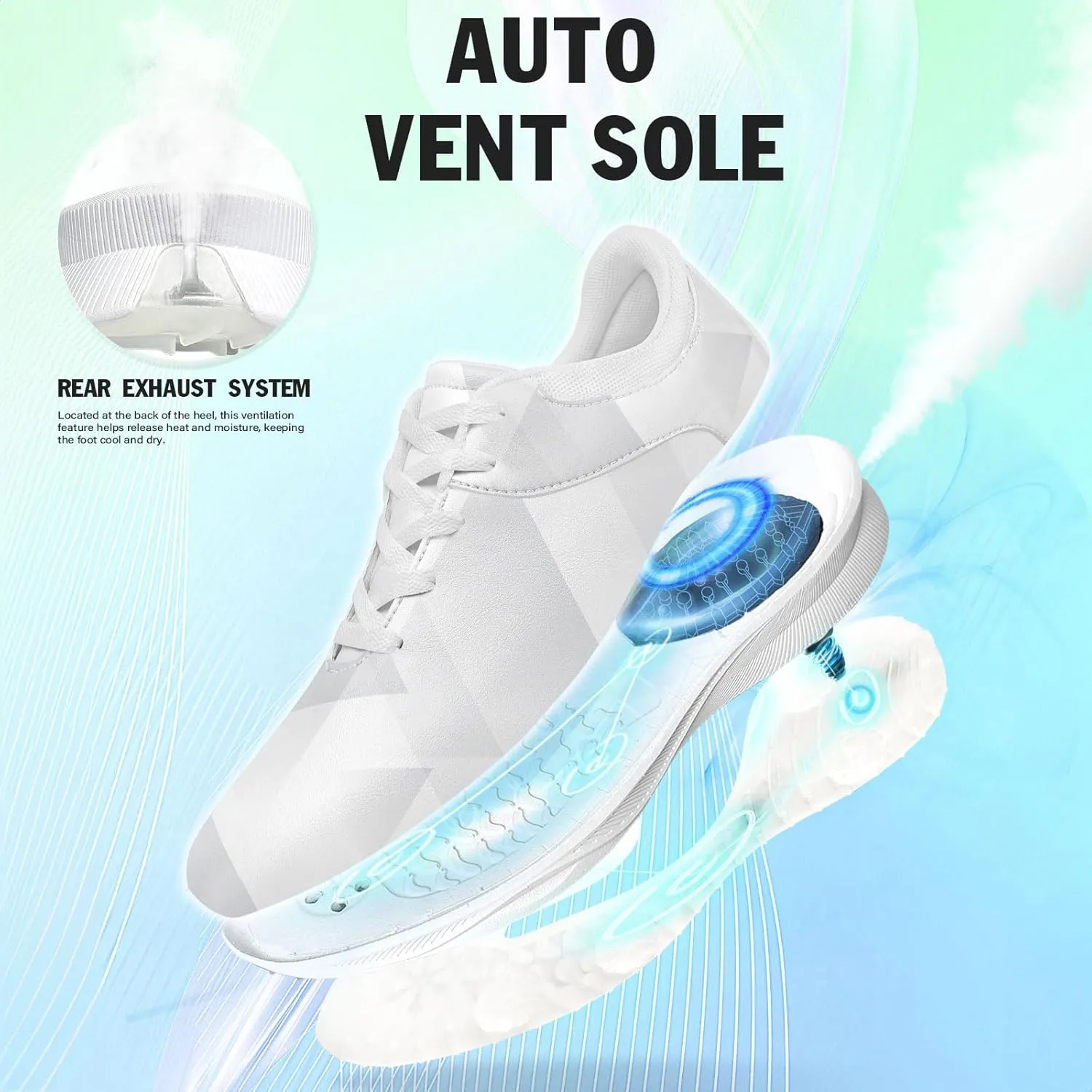 Custom Golf Shoes for Teams Clubs Unisex Personalized Name Words Logo Image Air Cushion Breathable Golf Sneaker for Men Women