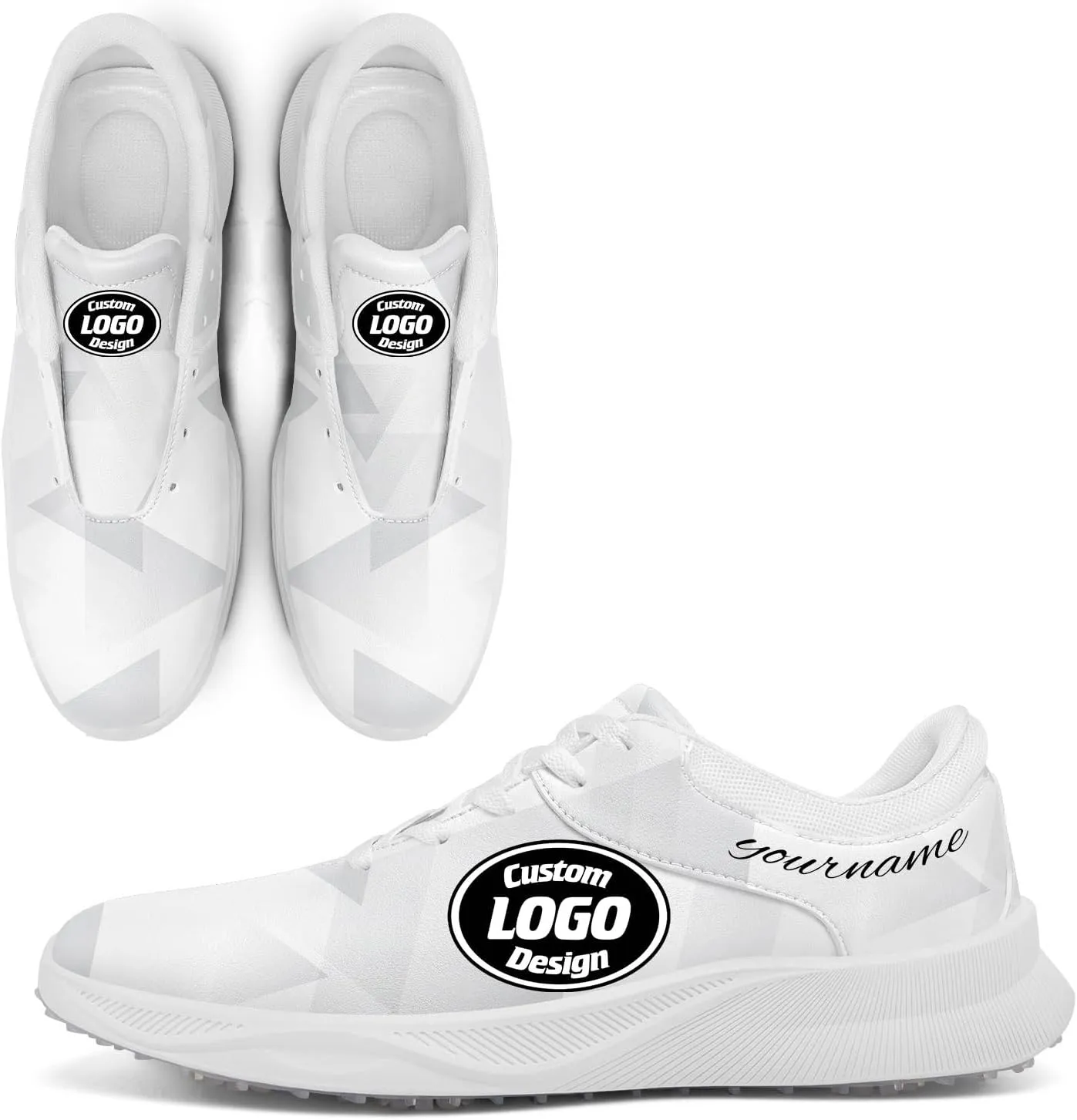 Custom Golf Shoes for Teams Clubs Unisex Personalized Name Words Logo Image Air Cushion Breathable Golf Sneaker for Men Women