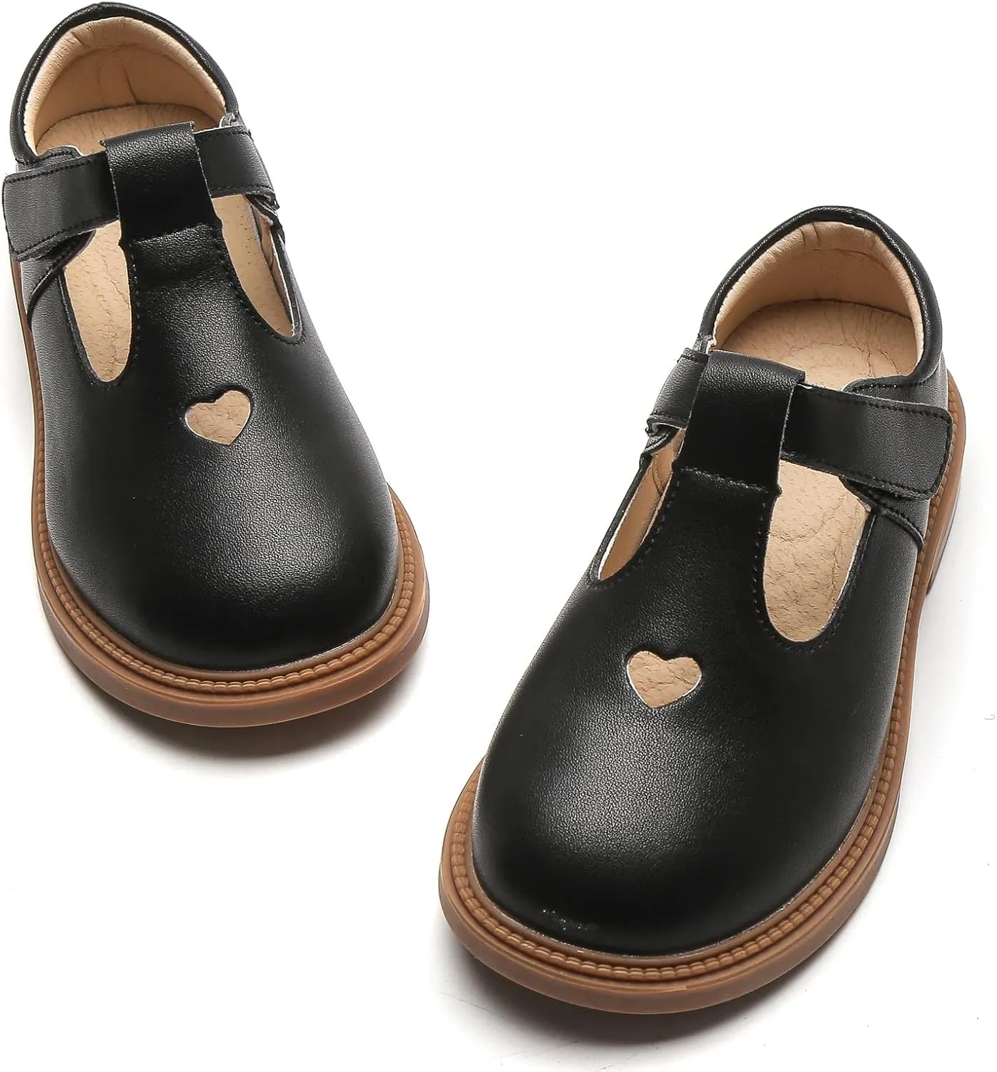DADAWEN Girls Dress Shoes Mary Jane Flats Back to School Party Wedding Shoes(Toddler/Little Kid/Big Kid)