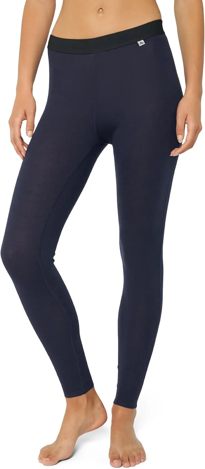DANISH ENDURANCE Merino Wool Leggings Women, Women's Thermal Underwear Bottom, Base Layer Women’s Leggings for Winter