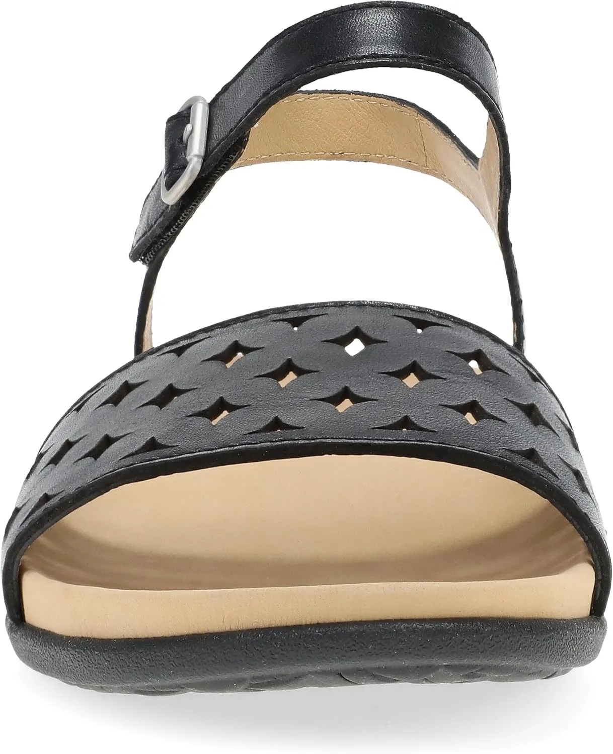 Dansko Jodie Sandal for Women - Leather Linings and Uppers for All-Day Comfort - Dual-Density EVA Footbed and Lightweight Rubber Outsole for Long-Lasting Wear