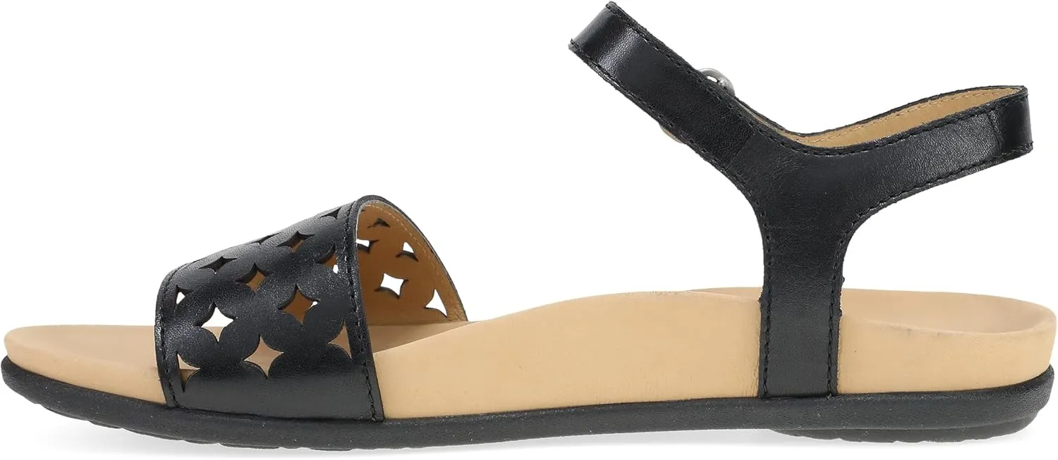 Dansko Jodie Sandal for Women - Leather Linings and Uppers for All-Day Comfort - Dual-Density EVA Footbed and Lightweight Rubber Outsole for Long-Lasting Wear