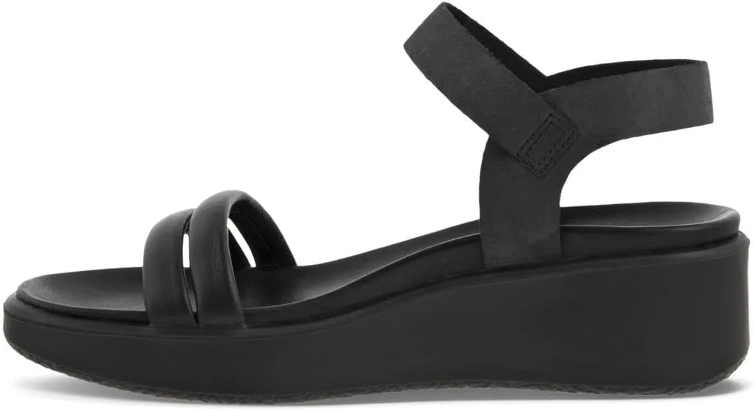 ECCO Women's Flowt Luxery Wedge Ankle Strap Sandal