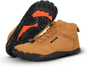 Evian Master HF- Non Slip Water Resistant Winter Barefoot Boot, Wide Toe Box Walking, Hiking Shoes for Women Men Unisex