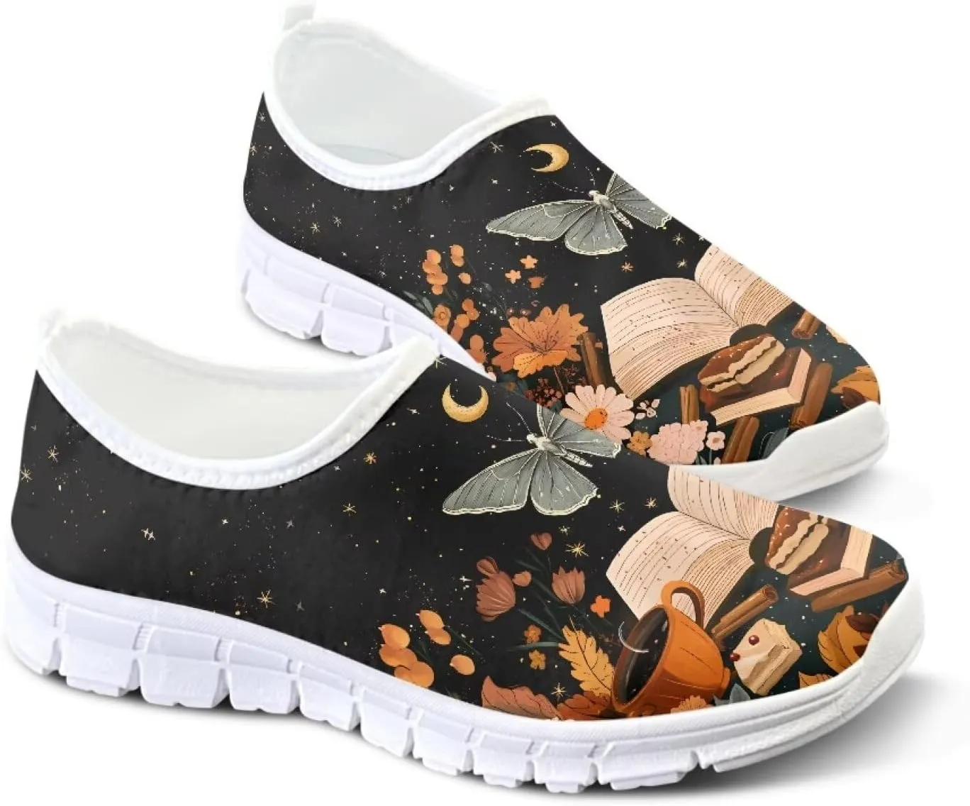 Fashion Slip On Walking Shoes for Women Ladies Casual Tennis Shoes