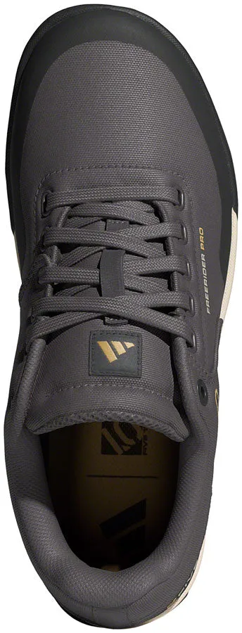 Five Ten Freerider Pro Canvas Flat Shoes - Men's, Charcoal/Carbon/Oat, 11