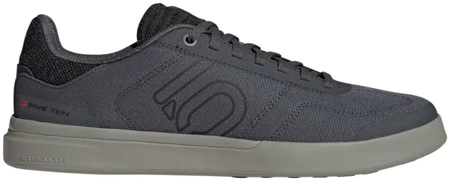 Five Ten Sleuth DLX Canvas Flat Shoes - Men's, Gray Six/Core Black/Olive Strata, 10