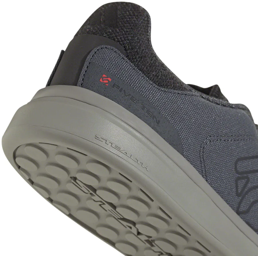 Five Ten Sleuth DLX Canvas Flat Shoes - Men's, Gray Six/Core Black/Olive Strata, 10