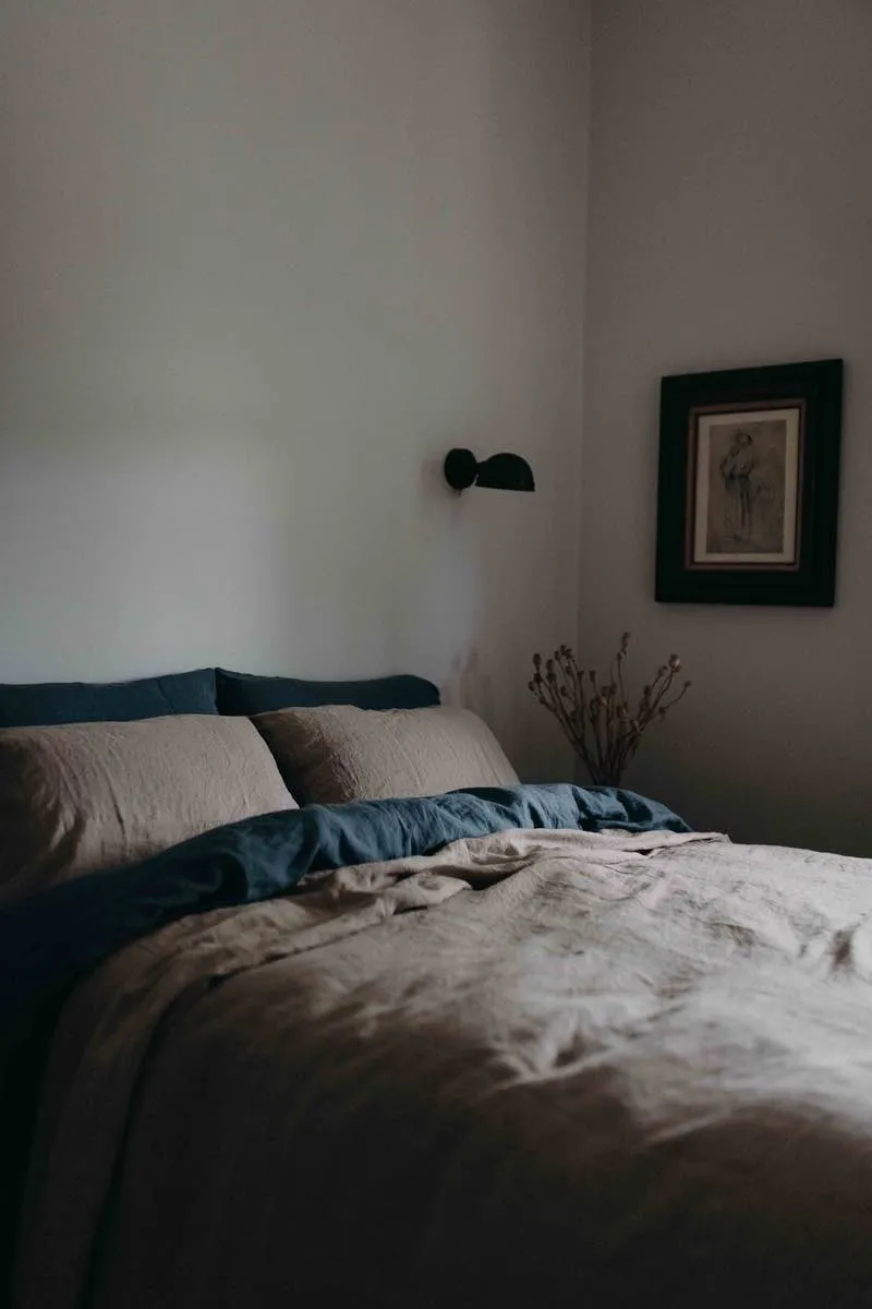 Flat Sheet in Admiral Blue