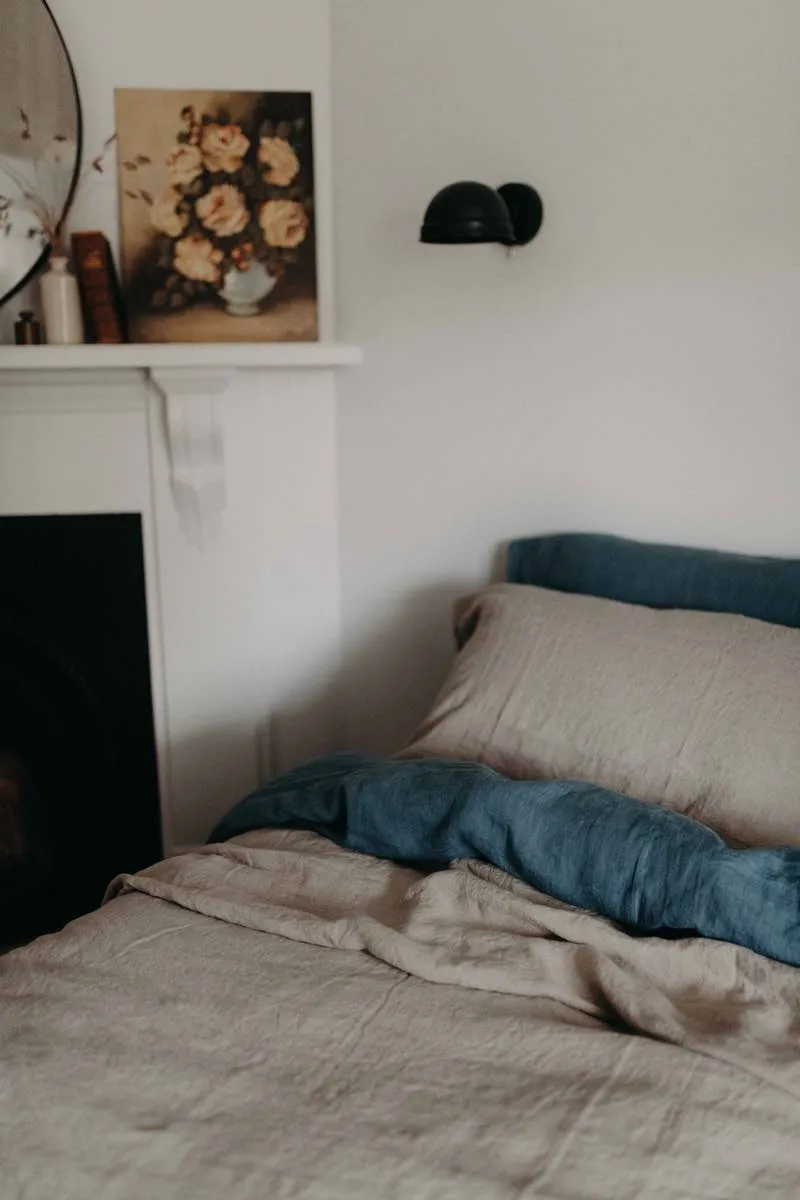 Flat Sheet in Admiral Blue