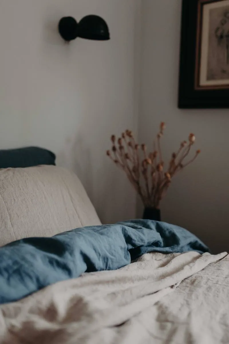 Flat Sheet in Admiral Blue