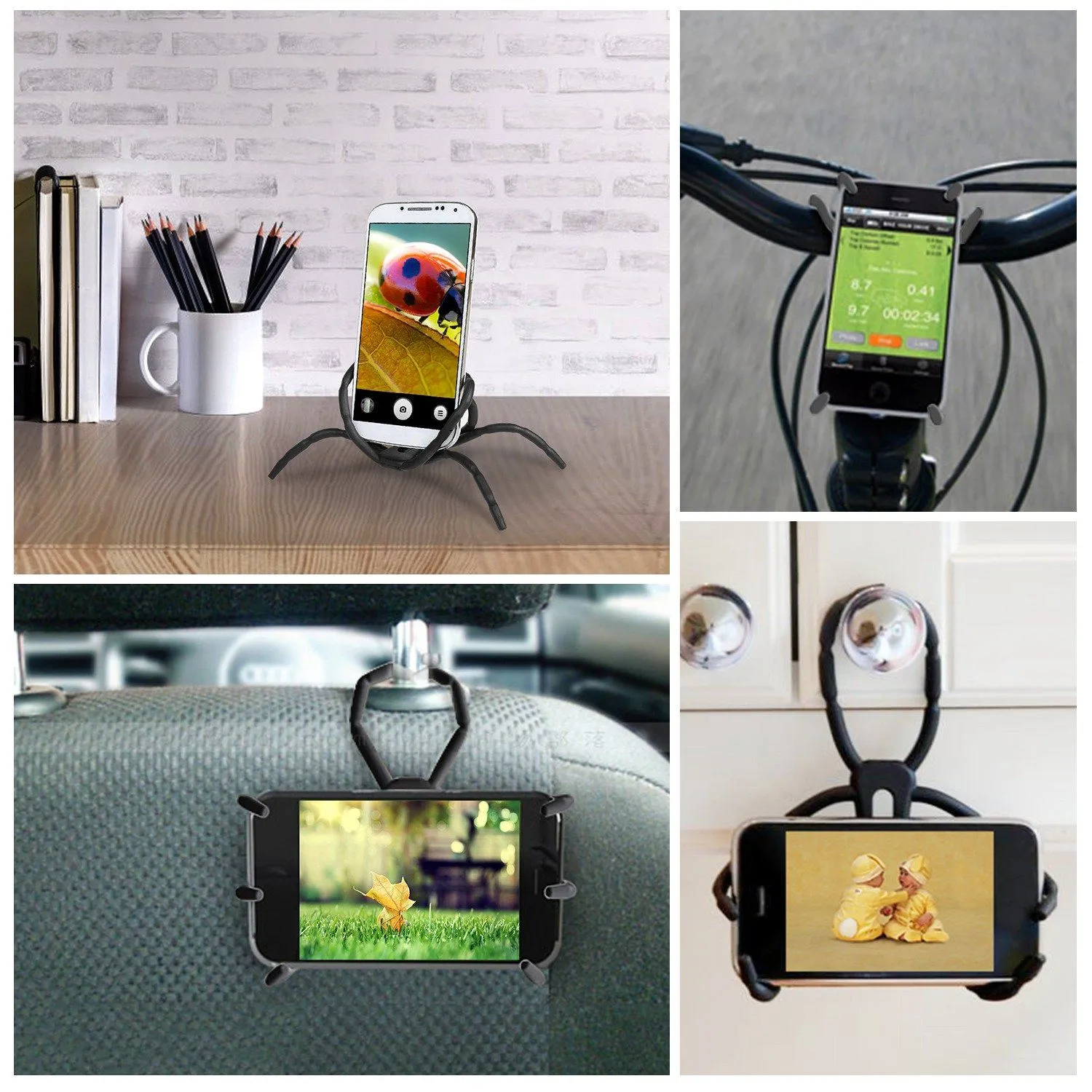 Flexible Spider Phone Stand Remote Cradle