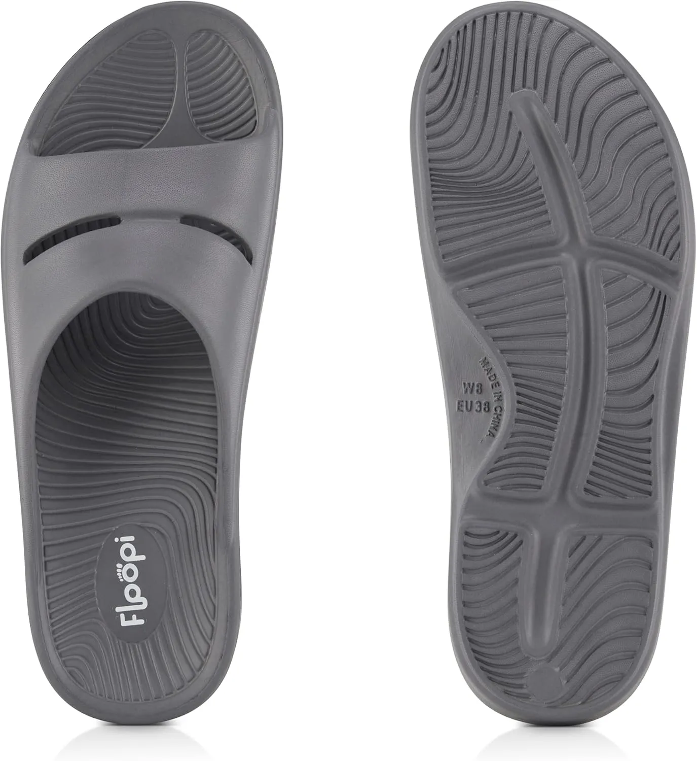 Floopi Womens Sandals LightWeight Thong Sandal for Women Ladies Sport Sandal with Arch Support, Waterproof Beach Flip Flops for Women